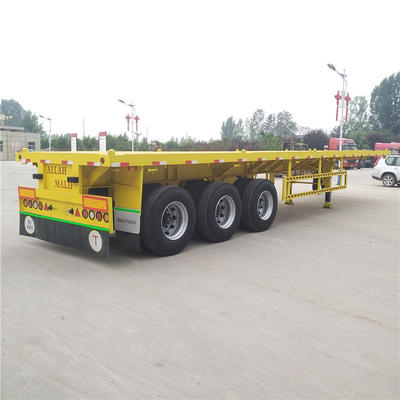 3軸 40t 20FT 40FT 平床コンテナ チェーシ トレーラー ブロック防止ブレーキシステム
