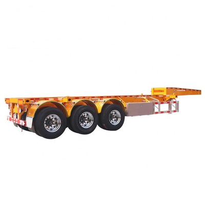 40FT スケルトンセミコンテナトレーラー 13t/16t 軸と 13000x2500x3900mm サイズ