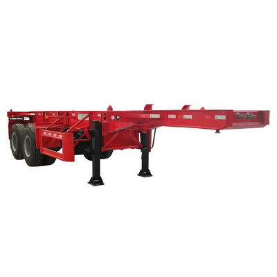 40FT スケルトンセミコンテナトレーラー 13t/16t 軸と 13000x2500x3900mm サイズ
