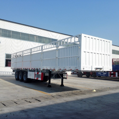 3軸 40FT サイドウォール 半貨車 卸貨物 機械式懸垂付き トレーラー パネル