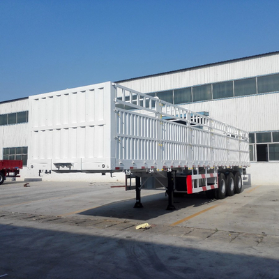 3軸 40FT サイドウォール 半貨車 卸貨物 機械式懸垂付き トレーラー パネル