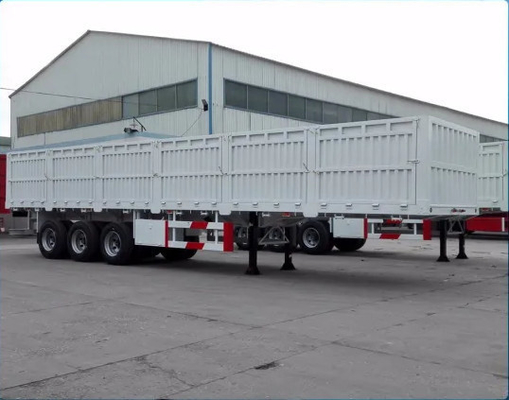 3軸 40FT サイドウォール 半貨車 卸貨物 機械式懸垂付き トレーラー パネル
