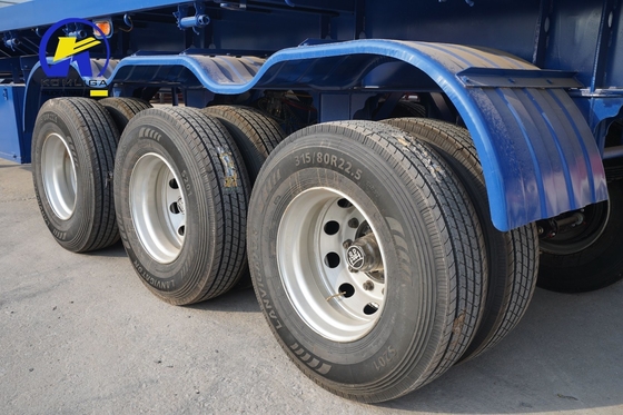 40FT 40 トン スケルトン・チャシ トラック コンテナ 高負荷能力のフラットベッド・トレーラー