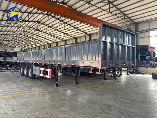 7000-8000mm 輪基3軸 40FT 貨物 横壁半トレーラー ABSシステム