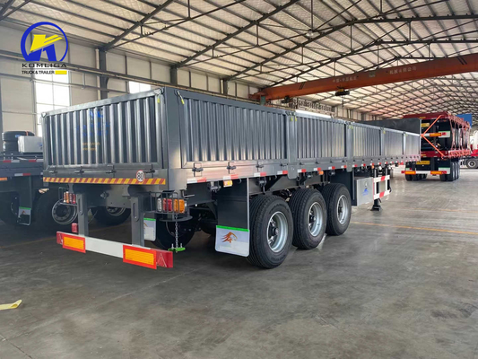 7000-8000mm 輪基3軸 40FT 貨物 横壁半トレーラー ABSシステム