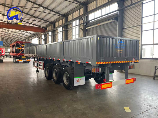 7000-8000mm 輪基3軸 40FT 貨物 横壁半トレーラー ABSシステム