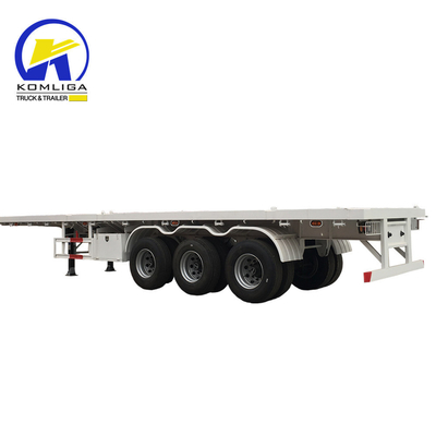 2023 3軸 40FT 40トン トラック フラットベッド 半トレーラー 16mm チャネル ステール サイド ビーム