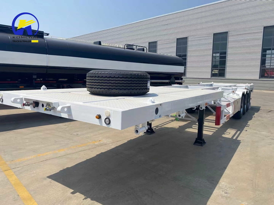 1820mm トレーダー 重荷3軸 40FT スケルトン 半コンテナ トレーラー