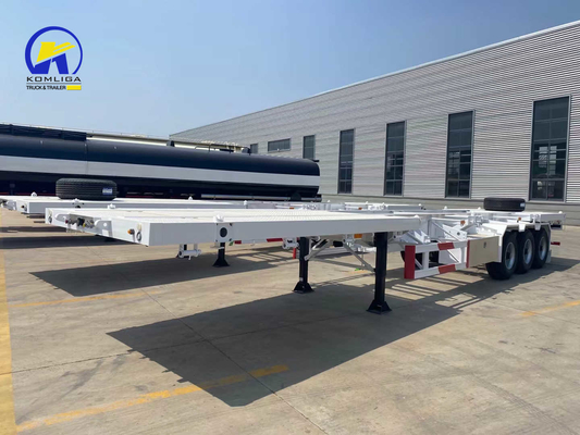 1820mm トレーダー 重荷3軸 40FT スケルトン 半コンテナ トレーラー