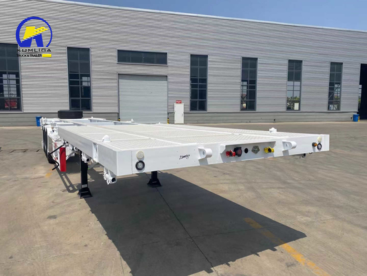 1820mm トレーダー 重荷3軸 40FT スケルトン 半コンテナ トレーラー