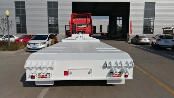 7000~8000mm ホイールベース 3軸4軸 ABSアンチロックブレーキシステム付き低床半トレーラー