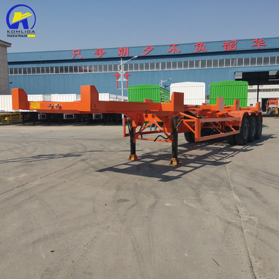13000x2500x3900mm 40FT スケルトン半コンテナトレーラー 3軸 40T 負荷容量