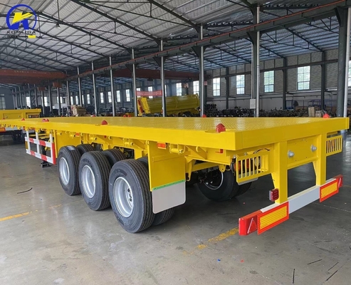 ワブコ バルブ 三軸 40FT 20FT フラットベッド コンテナ 60 トン トラック フラットベッド 車両 トレーラー