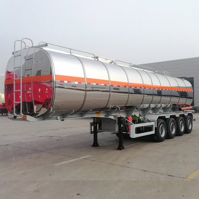 中古ステンレス燃料タンカー トラック 半トレーラー 2 4 PCS 13 20tons BPW または Fuwa アクセル