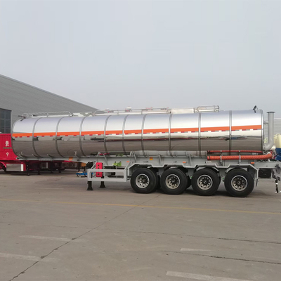 中古ステンレス燃料タンカー トラック 半トレーラー 2 4 PCS 13 20tons BPW または Fuwa アクセル