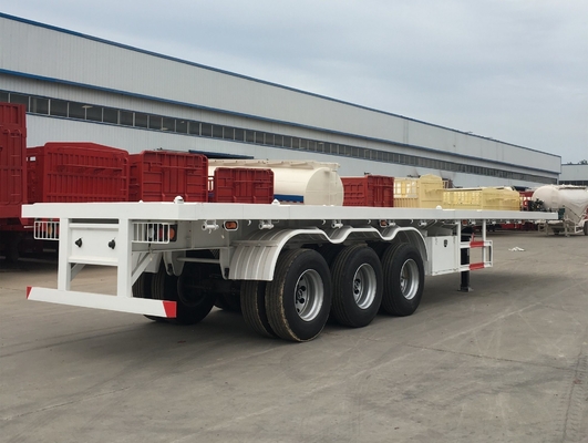 40FT 20FT トラッカーヘッド フラットベッドコンテナ 7000-8000mm の車輪ベースを持つ半トレーラー