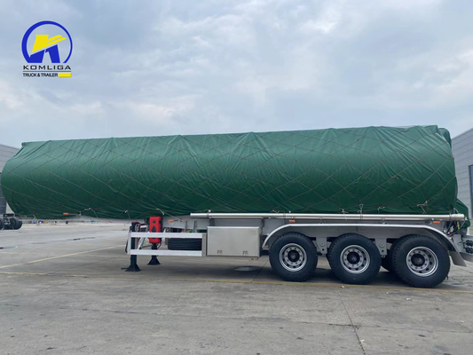 3軸 42000L 45000 50000リットルの燃料タンカー 燃料輸送用半トレーラー