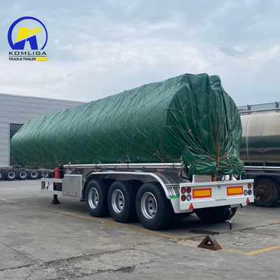 3軸 42000L 45000 50000リットルの燃料タンカー 燃料輸送用半トレーラー