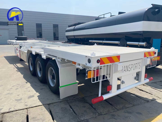 2軸スケルトン半トレーラー コンテナ用 20FT 40FT スケルトントレーラー需要が高い