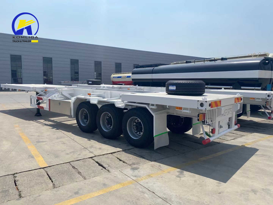 2軸スケルトン半トレーラー コンテナ用 20FT 40FT スケルトントレーラー需要が高い