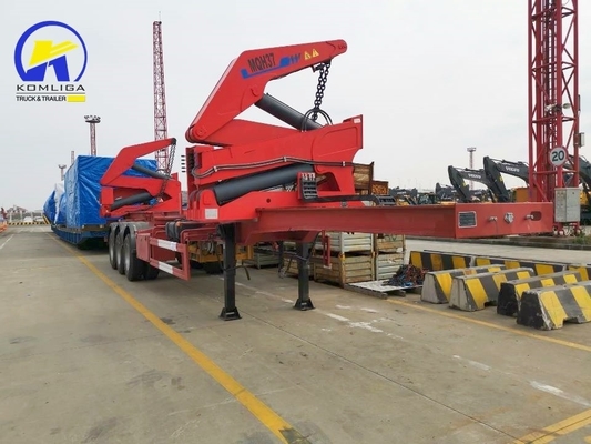 自転載用 20FT 40FT サイドコンテナ 載荷機 12 ユニット タイヤ番号 半トレーラー