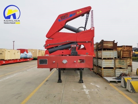 自転載用 20FT 40FT サイドコンテナ 載荷機 12 ユニット タイヤ番号 半トレーラー