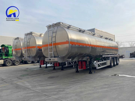 空気懸垂 3軸 40000L/42000L/45000L ステンレス鋼タンカー トラック 半トレーラー