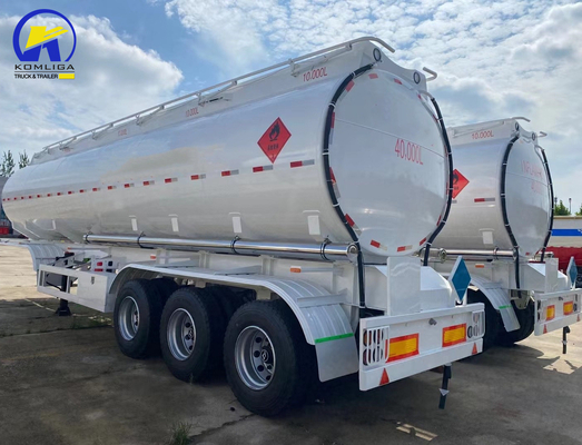 3 軸 40000L/42000L/45000L/48000L/50000L アルミ製 鉄タンカー トレーラー タンク トラック トレーラー 機械式 懸垂 6 M 各 放出ホース