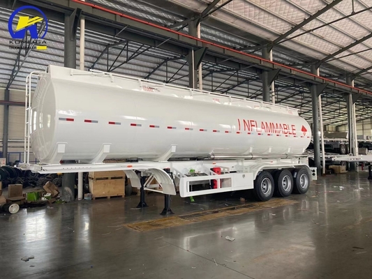 3 軸 40000L/42000L/45000L/48000L/50000L アルミ製 鉄タンカー トレーラー タンク トラック トレーラー 機械式 懸垂 6 M 各 放出ホース