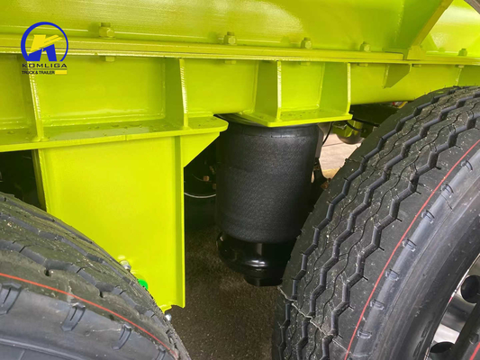 3軸 42cbm 白と緑の色 フールタンク 12500*2500*1650mmサイズ