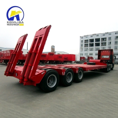 マルチアクセル 50tons 60tons ローベッド 半低ボーイ トレーラー Jost 2.0 または 3.5 インチキングピン