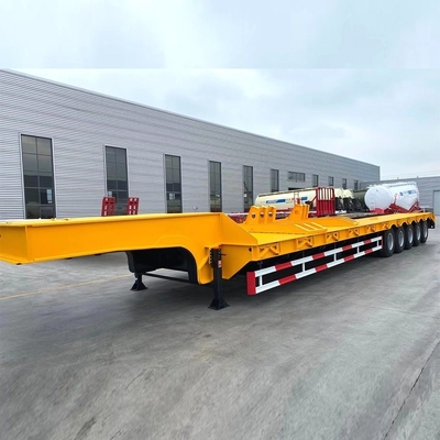低高度ベッド 40FT 60tons ロウボーイランプ トレーラー ABS アンチロックブレーキシステム
