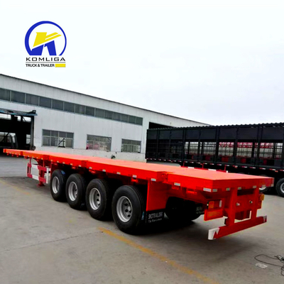 80t 荷重容量 3軸 4軸 貨物 平床トレーラー トラック 重荷輸送