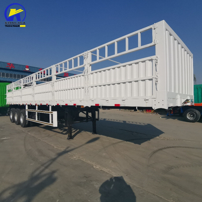カスタマイズされた3軸60tons重荷荷物フェンスセミトレーラー