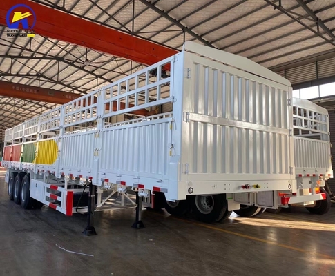 カスタマイズされた3軸60tons重荷荷物フェンスセミトレーラー