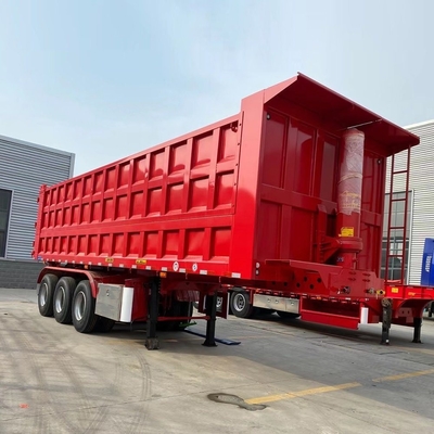 60t 70t 後部用車用ダンプボックストレーラー 3軸 4軸 汎用用途
