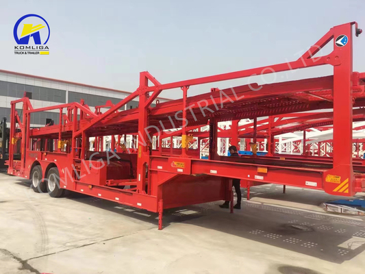 Q345b 自動車輸送用 二重デッキ自動輸送トレーラー