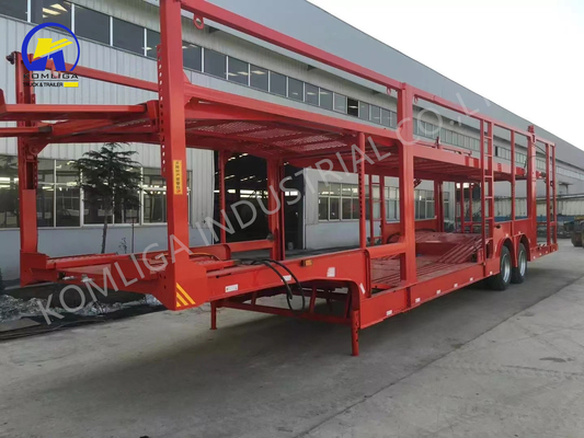 Q345b 自動車輸送用 二重デッキ自動輸送トレーラー