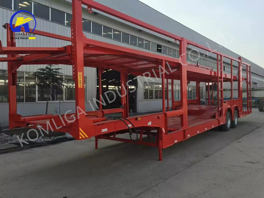 Q345b 自動車輸送用 二重デッキ自動輸送トレーラー