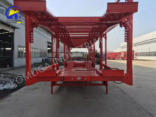 Q345b 自動車輸送用 二重デッキ自動輸送トレーラー