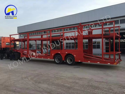 Q345b 自動車輸送用 二重デッキ自動輸送トレーラー