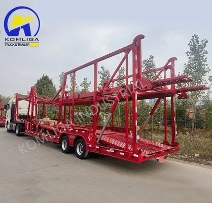 重荷車 輸送車 輸送車 二階建て半トレーラー キルギススタンへ