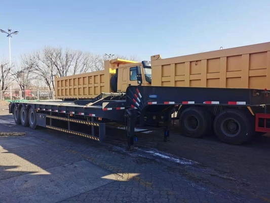 グースネック重用3軸 50tons 60tons コンテナ トラクター 低床トレーラー 材料