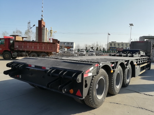 グースネック重用3軸 50tons 60tons コンテナ トラクター 低床トレーラー 材料