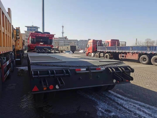 グースネック重用3軸 50tons 60tons コンテナ トラクター 低床トレーラー 材料