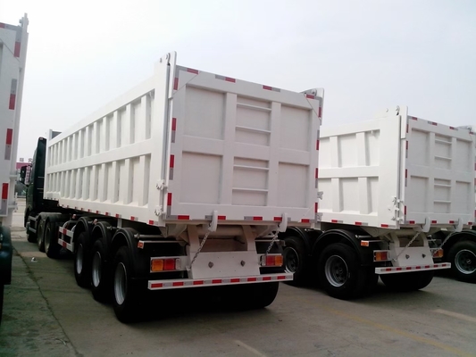 重荷用セミトレーラー 40 45 50立方メートル 使われたダンプトレーラー 積載量000kg