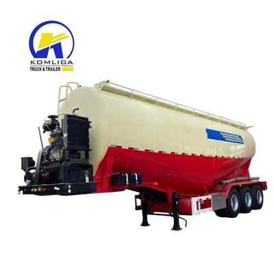 3軸重用 45cbm 60ton V形使用された卸売セメントトレーラー