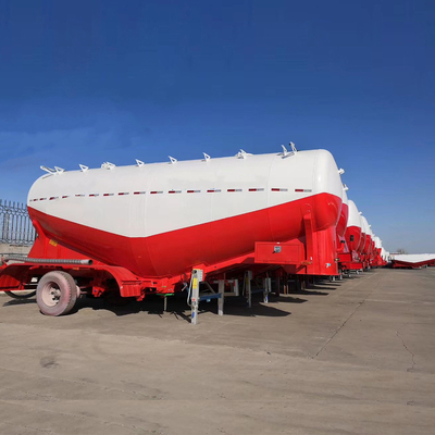 3軸重用 45cbm 60ton V形使用された卸売セメントトレーラー