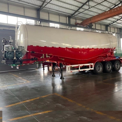 3軸重用 45cbm 60ton V形使用された卸売セメントトレーラー