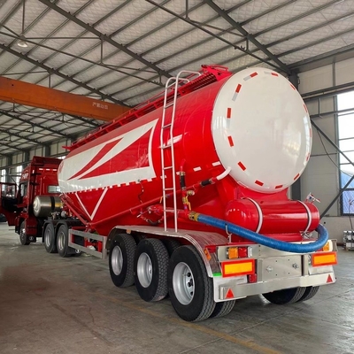 3軸重用 45cbm 60ton V形使用された卸売セメントトレーラー